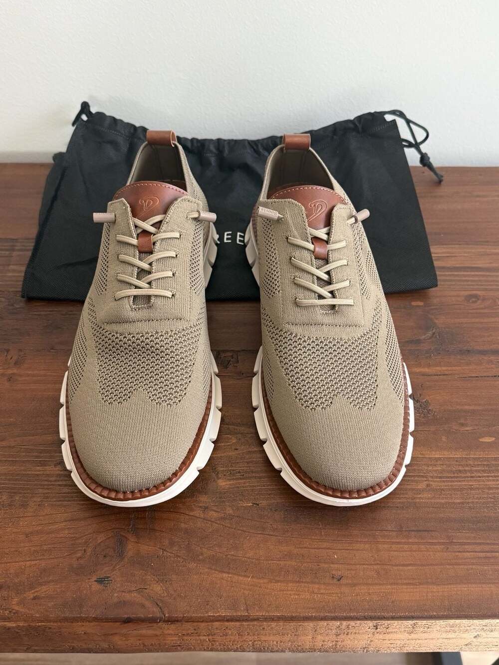 Breeze Leisure Knit Oxford Shoes Size 45
